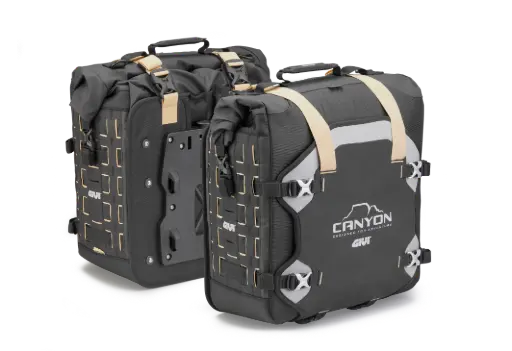 [GRT709B] Par De Alforjas Laterales Impermeables Para Enduro Sist Unifit - 35 + 35 Lts