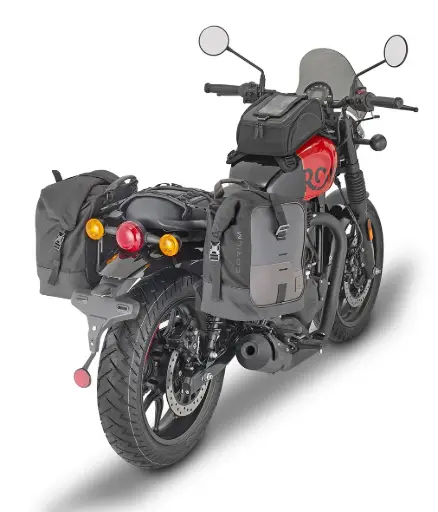 [tmt9056] Soporte Especifico Para Alforjas Laterales Mt501 Royal Enfield Hntr 350 (22-25)