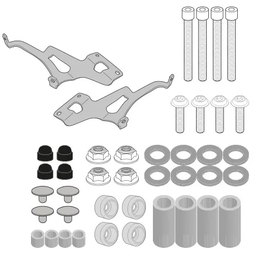 [a9058a] Kit Anclaje Parabrisas 9058A Royal Enfield Super Meteor 650 (23)