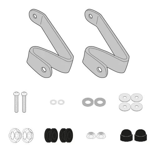 [d1190kit] Kit Anclaje Especifico 89X67 Honda Pcx 125 (21-23) 160 (24)