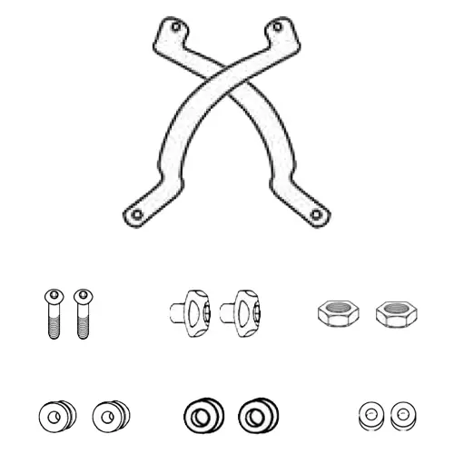 [d330kit] Kit Anclaje Especifico Para D330Dt - Bmw R 1200 Gs (04-12)
