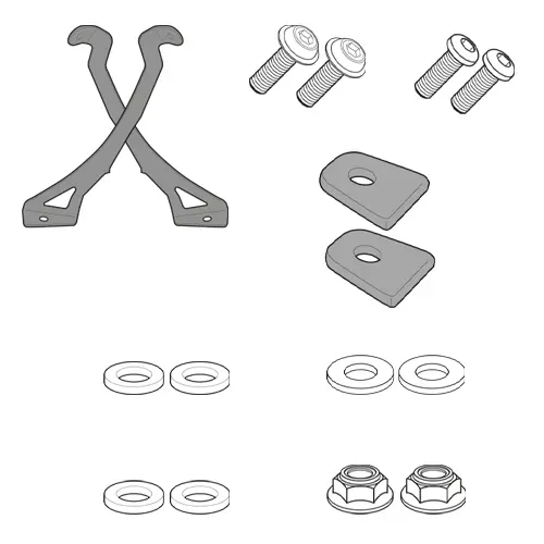 [d5107kit] Kit De Anclaje Especifico Para 5107Dt - Bmw F 700 Gs (13-17)