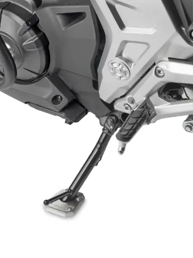 [es1192] Ampliador De Muleta En Aluminio Y Acero Inox Honda Cb500X (19-22) Nc750X (21-24)