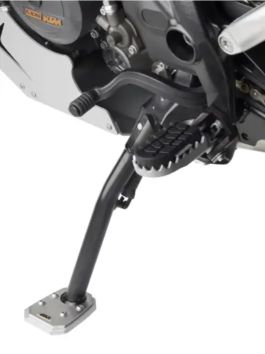 [es7704] Ampliador De Muleta En Aluminio Y Acero Inoxidable 1050/1190/1290 /Adventure