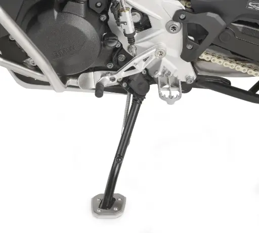 [es5134] Ampliador De Muleta En Aluminio Y Acero Inoxidable Bmw F900 Gs Adv (24)