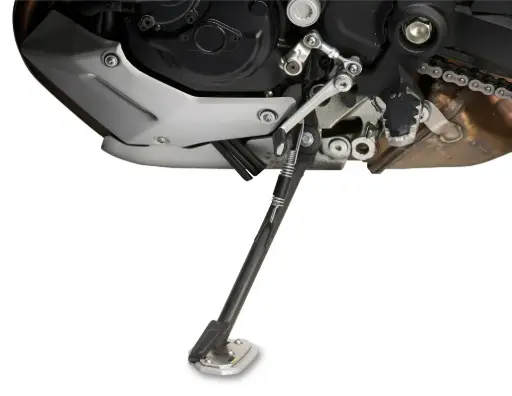 [es7401] Ampliador De Muleta En Aluminio Y Acero Inoxidable Ducati Multistrada 1200