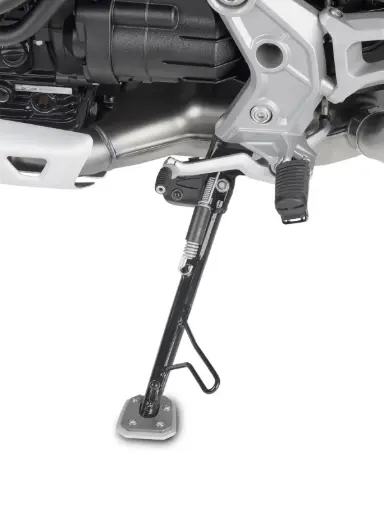 [es8203] Ampliador De Muleta En Aluminio Y Acero Inoxidable Moto Guzzi V85 Tt (19)