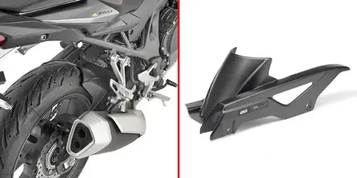 [mg1200] Guardabarro Cubrecadena Abs Honda Cb 750 Hornet (23)