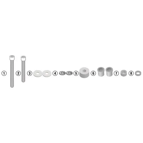 [sld4109kit] Kit Especifico Para Montar Slider Sld01 - Kawasaki Z 800 (13-17)