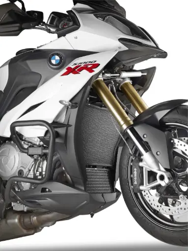 Protector Radiador Acero Inox Negro Bmw S 1000 Xr (15 > 17)