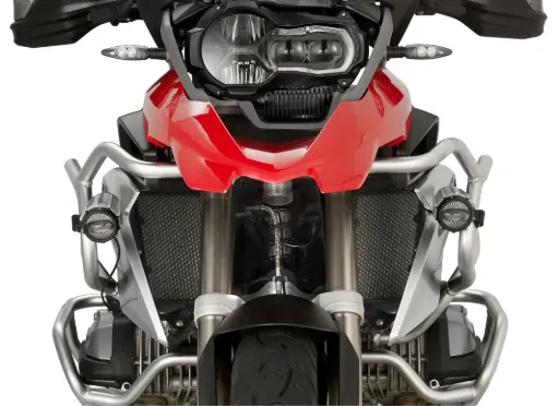 Protector Radiador Esp. En Acero Inox. Negro Bmw R 1200 Gs / Adventure (13-18) R1250 Gs (19)