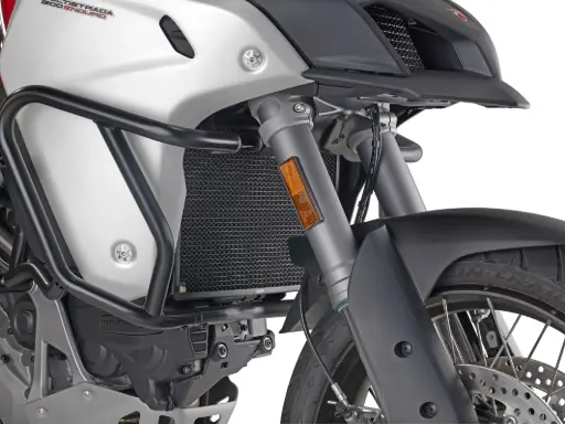 [pr7408] Protector Radiador Inox Negro Multistrada 950 (15-17) 950S (19) Enduro 1200 (16-18) 1260 (18)